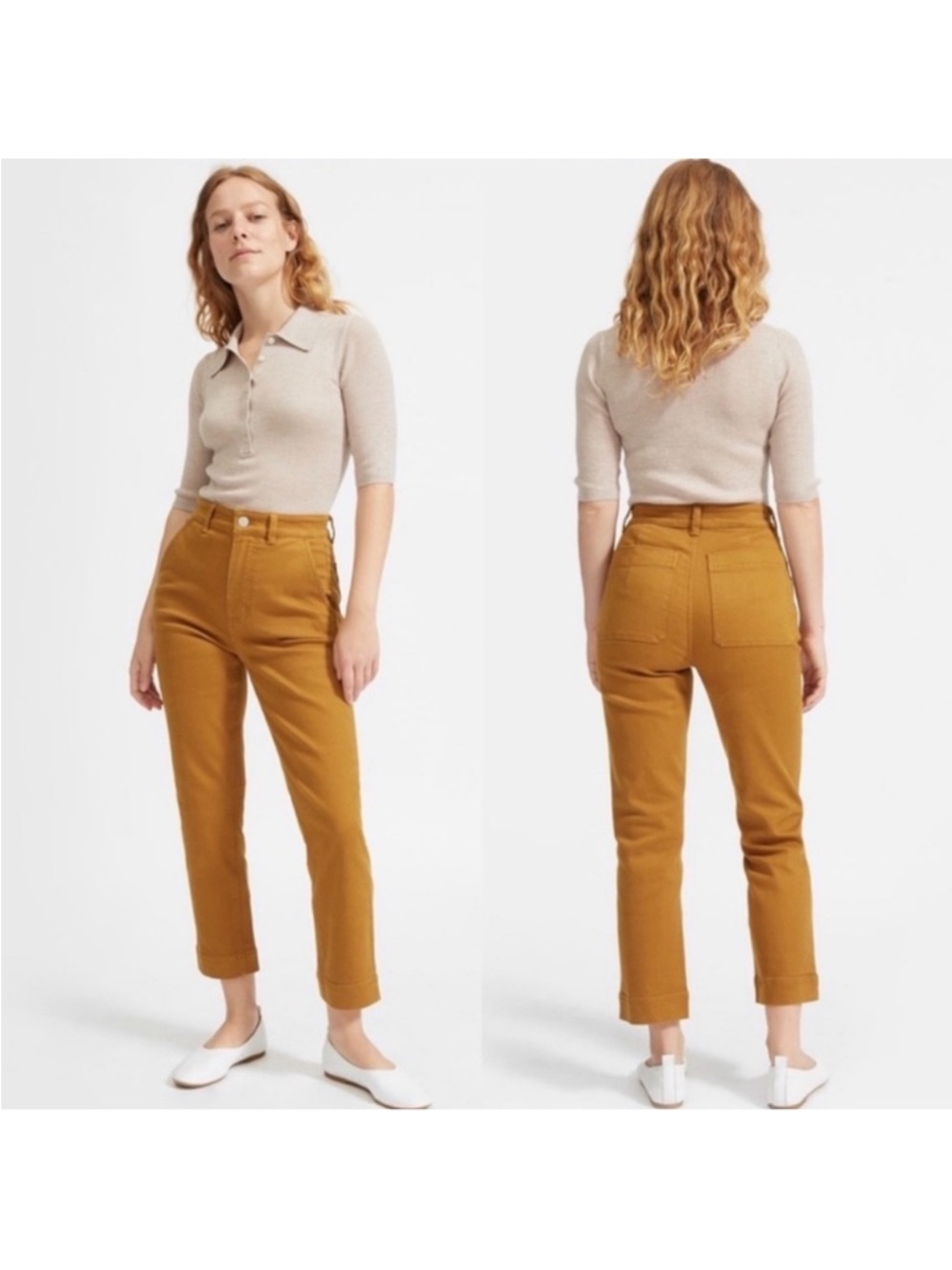 Everlane cropped slim short pants